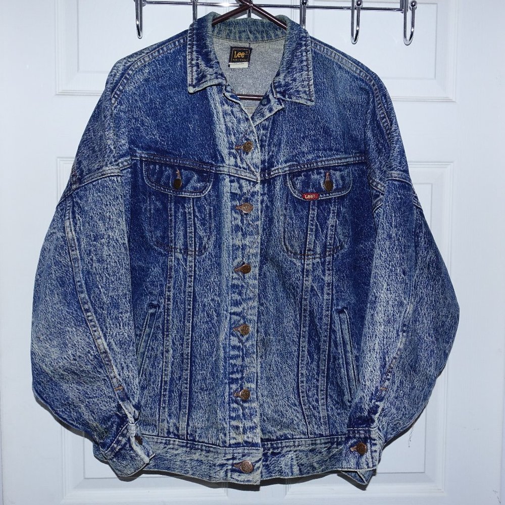 Vintage Lee Rider Denim Jacket, Made in USA